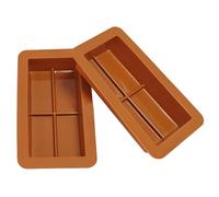 Silicone Chocolate Bar Molds, Create Perfect Chocolate Bars, 2 Pieces, Break-Apart Candy Molds, Silicone Dessert Maker, Effortless Release, for Making Treats