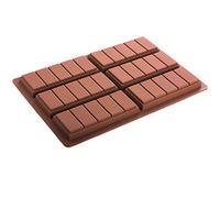 Silicone Chocolate Bar Sweet Moulds Candy Jelly Rectangle Baking Silicon Bakeware Shape Soap Wax Flexible Baking Mould (6 Cell 5 Section)