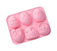 Silicone Chocolate Mold, Non-stick, Easy Release Bunny Candle Molds, Gummies and Cupcakes That Provide an Easy Release Ice Tray Like Mechanism