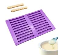 Silicone Chocolate Molds 20 Cavities Non-Stick Reusable Food Grade Mould | Candy Bar Molds for Cake Candy Chocolate Gummy Soap Candle Art Crafting Party Classroom Home (Type B)