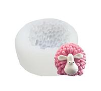 Silicone Chocolate Molds - Flexible Goat and Sheep Silicone Moulds | Vivid and Cute Candle Making Molds | Sheep 3dd Mold for Home, Restaurant, Farmhouse, Apartment, Bakery | Little Sheep Mould