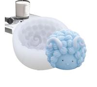 Silicone Chocolate Molds - Flexible Goat and Sheep Silicone Moulds | Vivid and Cute Candle Making Molds | Sheep 3dd Mold for Home, Restaurant, Farmhouse, Apartment, Bakery | Little Sheep Mould