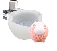 Silicone Chocolate Molds - Flexible Goat and Sheep Silicone Moulds | Vivid and Cute Candle Making Molds | Sheep 3dd Mold for Home, Restaurant, Farmhouse, Apartment, Bakery | Little Sheep Mould