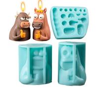 Silicone Chocolate Molds | Microwave Safe, DIY Baking Supplies - Safe Animal Shaped Molds | for Cakes Fondant Jelly Soap Crafts Decoration Co