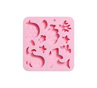 Silicone Chocolate Mould, 10 Cavity Shape on the Theme of Marine Animals - Silicone Candy Moulds, For Ice Cake, Soap, Gummies, Jelly Biscuits