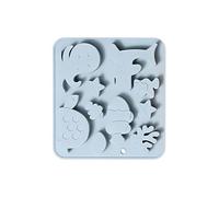 Silicone Chocolate Mould - 10 Cavity Shape on the Theme of Marine Animals | Small Chocolate Molds for Ice Cream Cake, Gummy Candy, Jelly, Baking