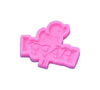 Silicone Chocolate Moulds Happy Birthday Shape Chocolate Candy Molds Baking Tools Non-stick Silicone For Baking