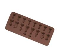 Silicone Chocolate Reusable Candy Cake Topper Decoration Chess Piece Trays for Making Chocolates Hard Candy and Miniature Desserts