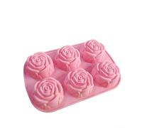 Silicone Chocolate Rose Shaped Mold for Cake Baking Easy to Demold Kitchen Dessert Bakewares Baking Enthusiasts Tool