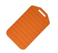 Silicone Chopping Board, Folds Up to Create A Chute, 14.1x24.2cm, Flexible Silicone Chopping Mat, Folding Cutting Board, Non Stick Dishwasher Safe for Home and Camping