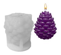 Silicone Christmas Candle Mould - Epoxy Resin Casting Tray for DIY Art Festive | Impression Door Shaped Mould Casting Cavity Hollow Structure Draws Guide Pocket