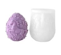 Silicone Christmas Mold Cylindrical Embossed for Scented Creative Decor Creative Elephant Design Silicone Mold for Homemade