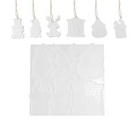 Silicone Christmas Ornament Moulds for Resin, Christmas Ornament Moulds Made of Resin - Holiday Epoxy Resin Moulds - Christmas Decoration, Ornaments, Casting Moulds for Epoxy Resin, Christmas Pendant