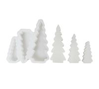 Silicone Christmas Tree Mould | Decorative Table Mould Set, Accessories for Seasonal Creations and Home Festival Decoration for Hobbists, Friends, Colleagues and Families