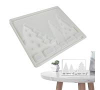 Silicone Christmas Tree Mould - For Table Concrete Ornaments - Silicone Shape For Plaster Cement Art Projects Artists DIY Fans Adults