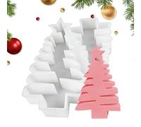 Silicone Christmas Tree Mould Mould Made of Silicone - Festive Epoxy Resin Mould, for Party Planners, Art Teachers, Creative Hobbyists, Craft Enthusiasts, Jewellery Manufacturers and Designers