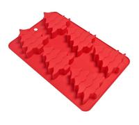 Silicone Christmas Tree Shaped Non-Stick Baking Tray for Food - Cake Mould with 6 Cavities | for Home, Kitchen, Pastry, Cakes, Mousses and Parties