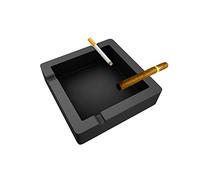 Silicone Cigar Cigarette Ashtray Square Shape for Bar Home Restaurant