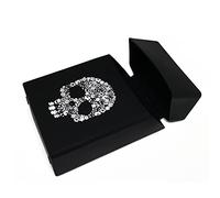 Silicone Cigarette Case Pack Box Cover Cig Holder King Size Cigarettes White Skull Black Design Novelty Gifts For Him Her Accessory BestWayDigital