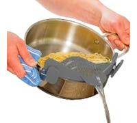 Silicone Clip-On Strainer for Pots and Pans - Universal Fit, Hands-Free Straining, Heat-Resistant, BPA-Free, Compact & Easy to Clean, Perfect for Pasta, Vegetables and More