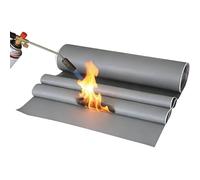 Silicone Coated Fireproof Fabric, Extreme High Temperature Resistant Welding Blanket, Cuttable Heat Insulation Silicone Cloth(Gary,1.5MX1MX0.5mm)