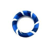 Silicone Cock Ring with 3 Pcs Different Sizes Lock Set Delay Time Ejaculation Male Penis Ring Ball Stretcher Bondage Slave, Adult Sex Toys for Men Or Couple Pleasure Blue 45Mm