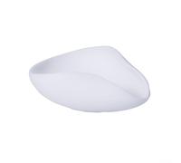 Silicone Coffee Dosing Dish with Spill Conscious Triangular Architecture and Even Pressure Distribution for Secure Scale Placement (white)