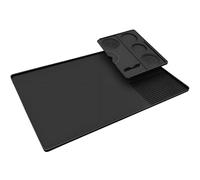 Silicone Coffee Machine Mat, 10 in 1 Anti Slip Coffee Mat Compatible with Ninja Luxe Coffee Machine CFN802UK ES601UK ES701UK Series. High Temperature Resistant, Noise Reduction, Protects Countertops