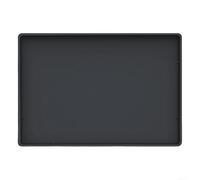 Silicone Coffee Machine Mat 40x50cm Non-Slip Heat Resistant Countertop or Pad for Espresso Maker and Kitchen Sink Area(Black)