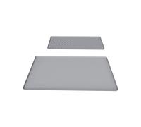Silicone Coffee Mat 40x60CM Bar Mat with Removable Dish Drying Mat Non-Slip Under Coffee Maker Espresso Machine A