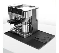 Silicone Coffee Mat with Convex Edge, 24''x16'' Coffee Espresso Accessories for Ninja Luxe Cafe Accessories