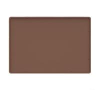 Silicone Coffee Pad for Countertop Protects Surfaces with Non Slip and Heat Resistance (Brown)