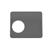 Silicone Coffee Tamping Mat, Non-Slip Top Cover Pad for Espresso Station, Dishwasher Safe Protector for Tools, 31x29cm Grey(D)