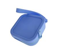 Silicone Coin Bag - Mini Change Holder, Zip Wallet Case, Silicone Organiser for Travel, Wallet Insert for Women, Lightweight Cosmetic Coaster, Compact Make Up Bag, Blue, see description, See