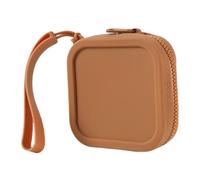 Silicone Coin Pouches Small Square Purse Wallet Light Weight Water Charging Cable Wire Storage Bag