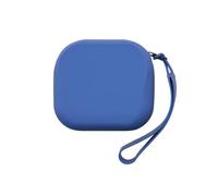 Silicone Coin Purse,Mini Storage Bag,Portable Lipstick Pouch,Square Earphone Bag,Small Item Bag,Earphone Storage Bag(Blue)