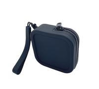 Silicone Coin Purse - Square Wallet | Small Coin Purse, Cosmetic Pouch with Smooth Zipper, Mini Wallet for Credit Cards, Keys, Lipstick, black, 説明を参照してください