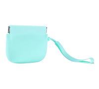 Silicone Coin Purses Silicone Snap Wallet Coin Pouch & Key Holder Mini Earphone/Cash Organizer Pouch with Wrist Strap for Change, Receipts, Keys(Green)