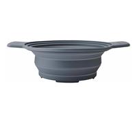 Silicone Collapsible Steam Strainer 2 in 1 Portable Past Rice Vegetable Drainer