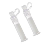 Silicone Colostrum Collection Tubes Pack of 2 Soft Flexible & Easy to Clean Containers for Newborn Feeding Portable Milk Collector