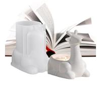 Silicone Concrete Molds - Christmas Deer Aromatherapy Candle-Making Molds | Easy Release Crafts Maker Aid for Cement Soap Wax Plaster Creative Projects