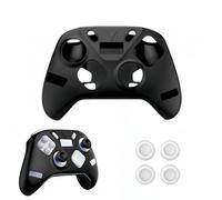 Silicone Controller Case Compatible with Flydigi APEX 5,Shockproof,Anti-Slip,1.3mm Thick for Gaming Accessory (Black)