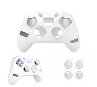 Silicone Controller Case Compatible with Flydigi APEX 5,Shockproof,Anti-Slip,1.3mm Thick for Gaming Accessory (White)