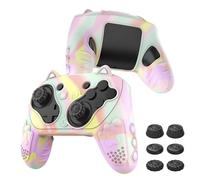 Silicone Controller Case Set Compatible with Nintendo Switch 2 Pro, Gamepad Accessories - Protective Softshell Cover with 6 Thumb Grips, Shock-Resistant & Ergonomic Comfort Grip Design- Macaron Colors