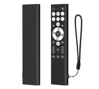 Silicone Controller Cover For Hisense Class A7 U8 Series LCD 4K, Case for 100U88N 85U88N 75U88N 65U88N 55U88N 43A7N 50A7N 55A7N 65A7N 75A7N 85A7N 55U8N 65U8N 75U8N 85U8N 100U8N TV (black)