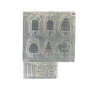 Silicone Cookie Molds Epoxy for Homemade Biscuits and Gifts Handmade Food Toy Moulds Kitchen Baking Accessories High Temperature Resistant