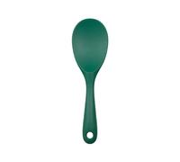 Silicone Cooking Spatulas - Comfortable Grip Silicone Cooking Utensils Set| Non Stick Kitchen Silicone Spatula| Flexible Soft Kitchen Accessories for Cooking, Mixing, Dark Green Rice Spoon