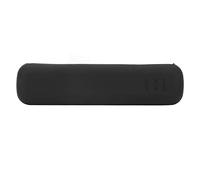 Silicone Cosmetic Brush Bag Portable Magnetic Buckle Soft Silicone Brush Holder Bag for Travel (Black)