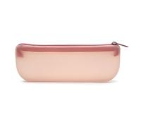 Silicone Cosmetic Storage Bag Large Capacity Travel Makeup Brush Holder Portable Purse Container Box WaterproofOrganizer Compact Portable Organizer Professional Artist Holder Home Storage Space Saving