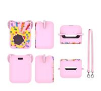 Silicone Cover Case for Bitzee dissnney, Protective Skin Sleeve, Carrying Case, Accessories Case (PINK)